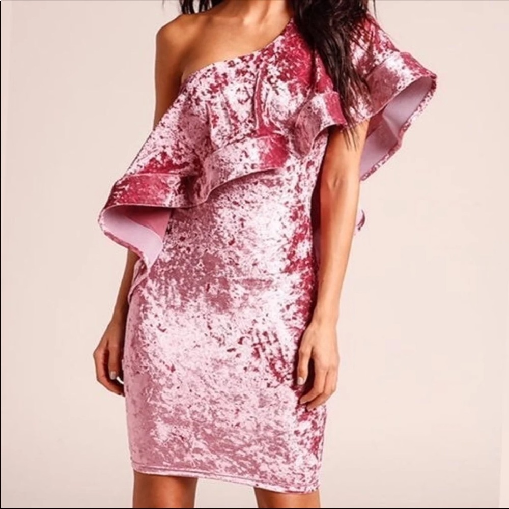 Love Culture Crushed Velvet Dress